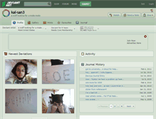 Tablet Screenshot of kai-san3.deviantart.com