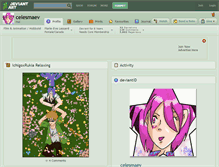 Tablet Screenshot of celesmaev.deviantart.com