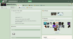Desktop Screenshot of digitalwolfart.deviantart.com