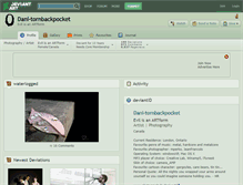 Tablet Screenshot of dani-tornbackpocket.deviantart.com