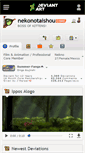 Mobile Screenshot of nekonotaishou.deviantart.com