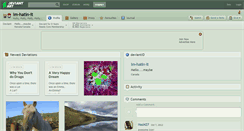 Desktop Screenshot of im-hatin-it.deviantart.com