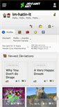 Mobile Screenshot of im-hatin-it.deviantart.com
