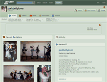 Tablet Screenshot of porkbellylover.deviantart.com