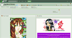 Desktop Screenshot of guardian-of-heroes.deviantart.com