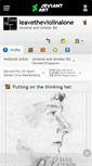 Mobile Screenshot of leavetheviolinalone.deviantart.com