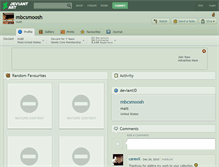 Tablet Screenshot of mbcsmoosh.deviantart.com