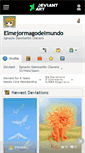 Mobile Screenshot of elmejormagodelmundo.deviantart.com