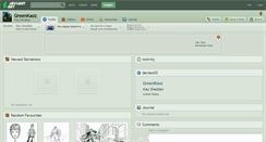 Desktop Screenshot of greenkaoz.deviantart.com
