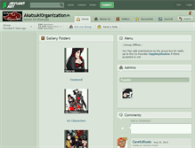 Tablet Screenshot of akatsuki0rganization.deviantart.com