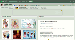 Desktop Screenshot of friggingodess.deviantart.com