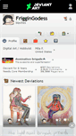 Mobile Screenshot of friggingodess.deviantart.com