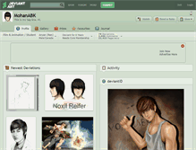 Tablet Screenshot of mohanabk.deviantart.com