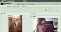 Desktop Screenshot of novemberxnight.deviantart.com