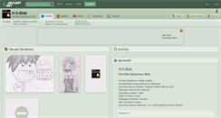 Desktop Screenshot of h-g-blob.deviantart.com