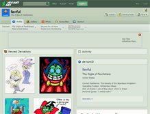 Tablet Screenshot of fawful.deviantart.com