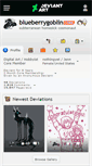 Mobile Screenshot of blueberrygoblin.deviantart.com