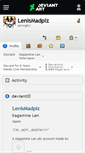 Mobile Screenshot of lenismadplz.deviantart.com
