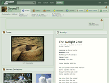 Tablet Screenshot of chrono5t.deviantart.com