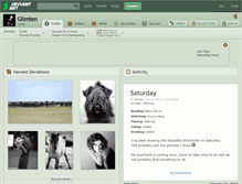 Tablet Screenshot of glimten.deviantart.com