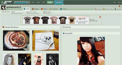 Desktop Screenshot of animeluver613.deviantart.com