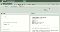 Desktop Screenshot of marcus-vansnyder.deviantart.com