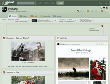Tablet Screenshot of cyimang.deviantart.com
