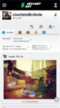 Mobile Screenshot of countessbrokola.deviantart.com