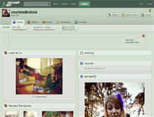 Tablet Screenshot of countessbrokola.deviantart.com