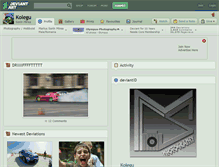 Tablet Screenshot of kolegu.deviantart.com