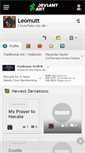 Mobile Screenshot of leomutt.deviantart.com