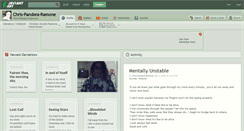 Desktop Screenshot of chris-pandora-ramone.deviantart.com