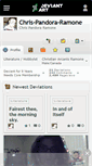 Mobile Screenshot of chris-pandora-ramone.deviantart.com