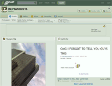 Tablet Screenshot of icecreamcone16.deviantart.com