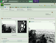 Tablet Screenshot of miluielhun.deviantart.com