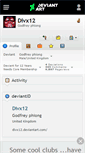 Mobile Screenshot of divx12.deviantart.com