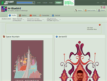 Tablet Screenshot of mr-bluebird.deviantart.com