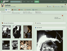 Tablet Screenshot of lucilaw.deviantart.com