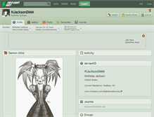 Tablet Screenshot of njacksondmm.deviantart.com