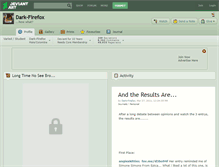 Tablet Screenshot of dark-firefox.deviantart.com