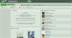 Desktop Screenshot of custom-toys.deviantart.com