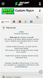 Mobile Screenshot of custom-toys.deviantart.com