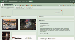 Desktop Screenshot of imageryeditions.deviantart.com
