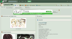 Desktop Screenshot of crescenttwilight.deviantart.com