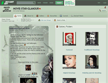 Tablet Screenshot of movie-star-glamour.deviantart.com