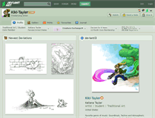 Tablet Screenshot of kiki-tayler.deviantart.com