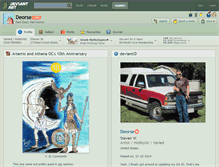 Tablet Screenshot of deorse.deviantart.com