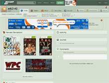 Tablet Screenshot of ads2142.deviantart.com