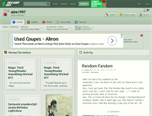 Tablet Screenshot of alee1997.deviantart.com