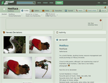 Tablet Screenshot of nostiluca.deviantart.com